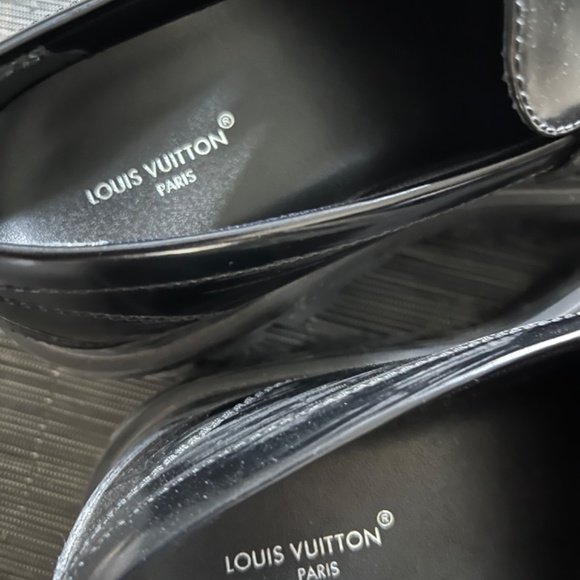 Louis Vuitton Black Chunky Platform Loafers - Picture 4 of 5